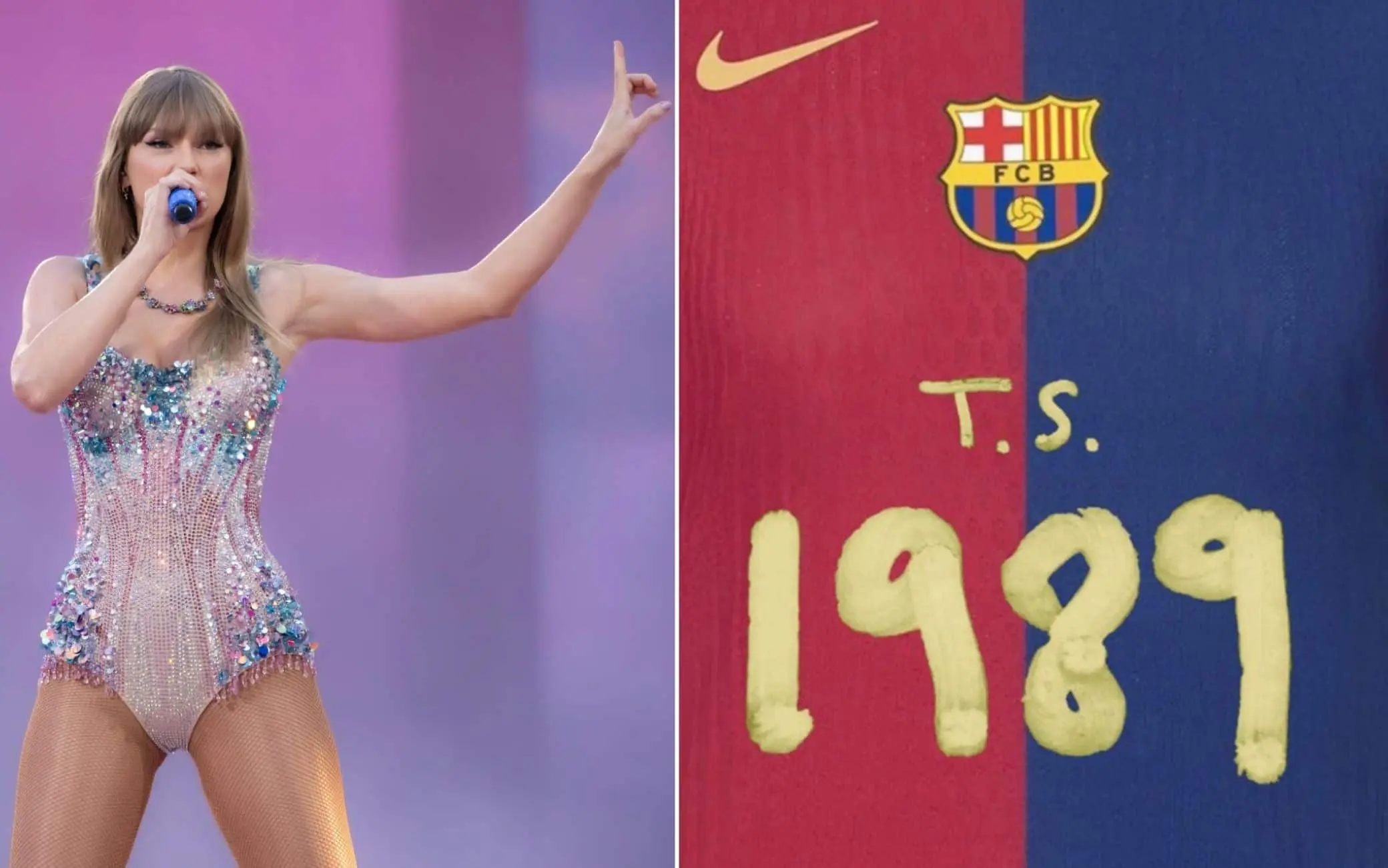 La possibile apparizione di Taylor Swift in maglia al Clásico di Barcellona