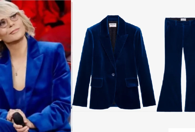 Maria De Filippi incanta Amici con il suo stile vintage in velluto!