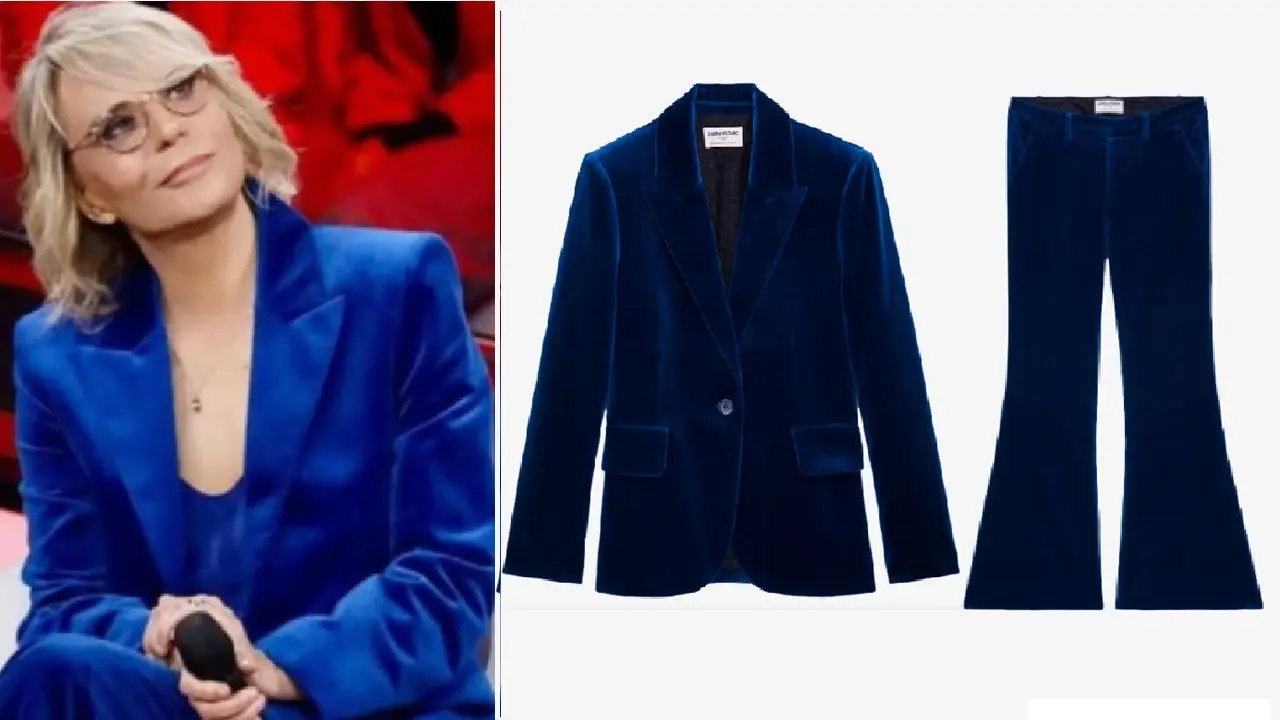 Maria De Filippi incanta Amici con il suo stile vintage in velluto!