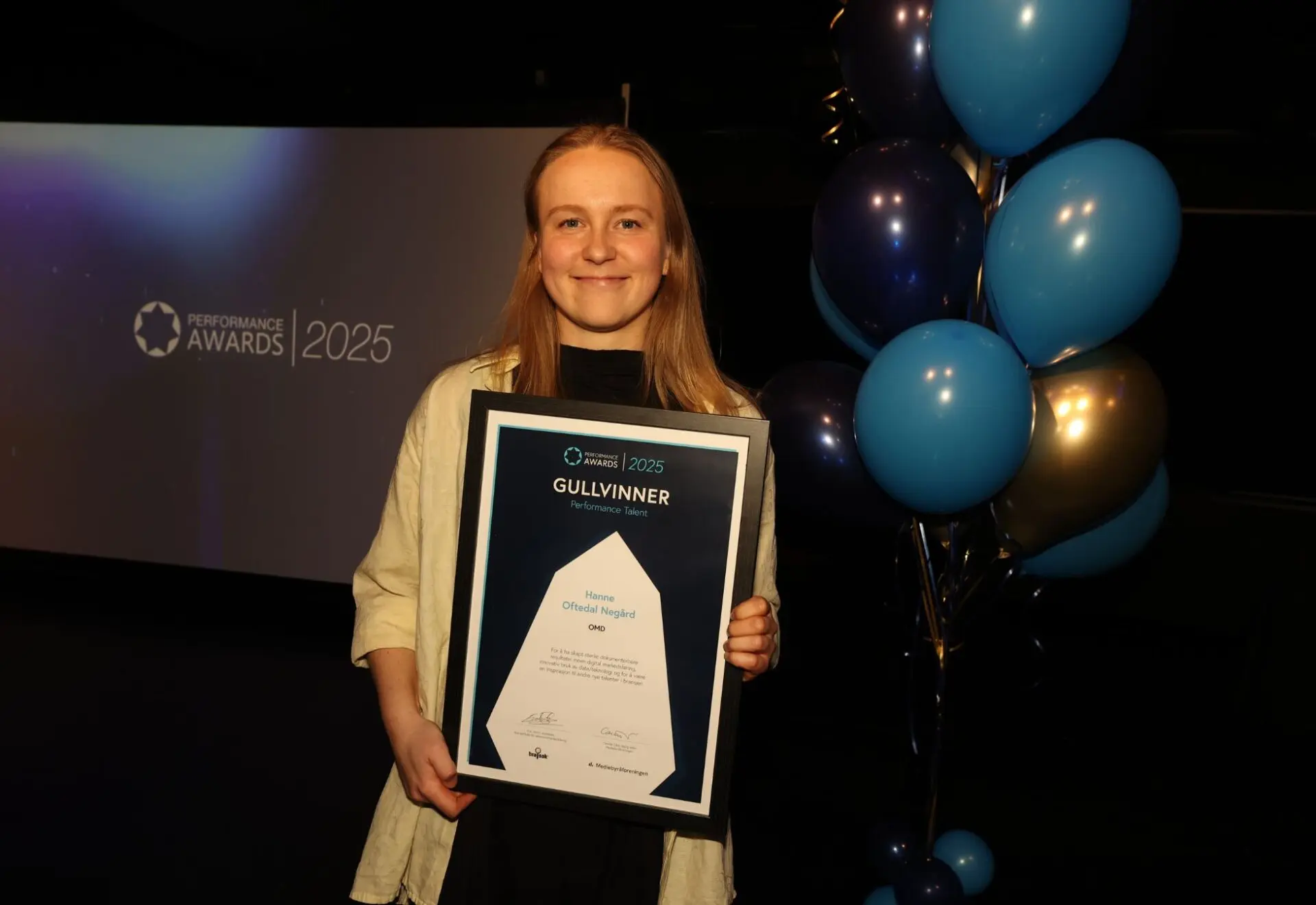 Hanna Oftedal Negård trionfa col premio talento dell’anno!