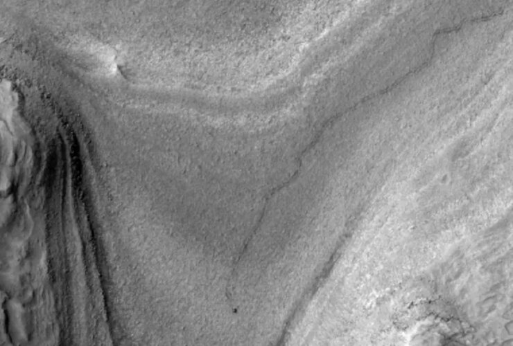 La NASA cattura il primo scatto orbitale del rover Marte in movimento