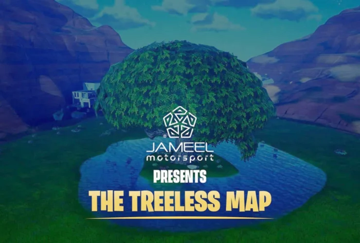 Fortnite presenta una mappa priva di alberi per combattere la deforestazione