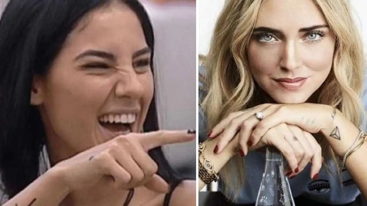 Chiara Ferragni commenta con un gesto il pancione di De Lellis