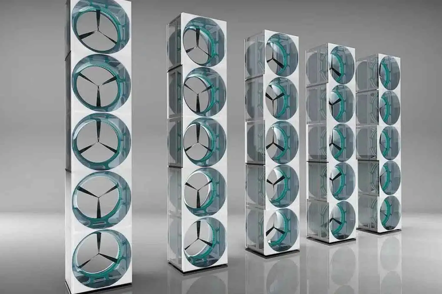 Eolic Wall: la mini turbina eolica che sfrutta la levitazione magnetica