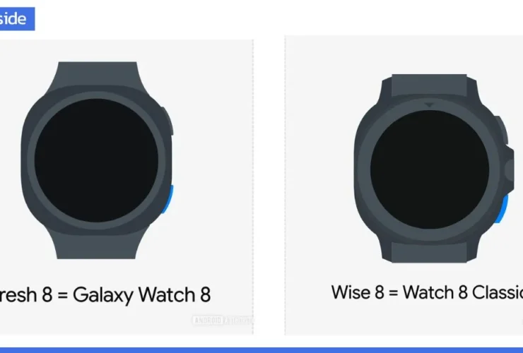 Galaxy Watch 8 con design rettangolare morbido come Galaxy Watch Ultra