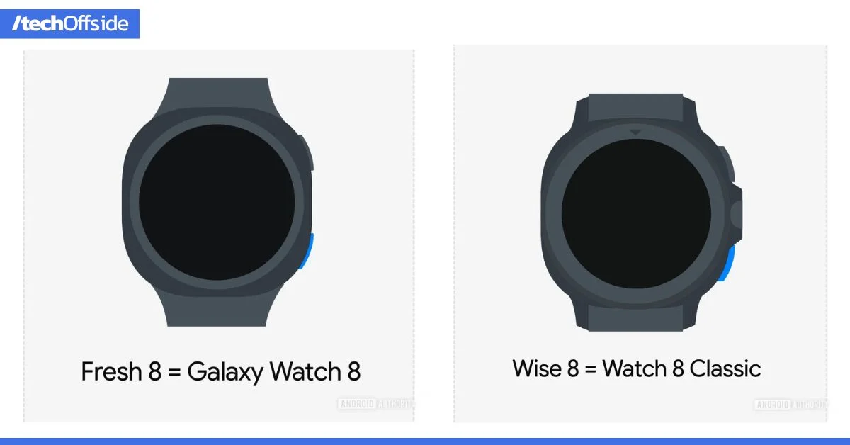 Galaxy Watch 8 con design rettangolare morbido come Galaxy Watch Ultra
