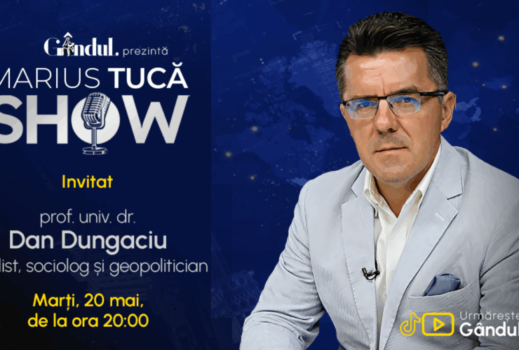 Marius Tucă show dal 20 maggio: analisi geopolitica con Dan Dungaciu