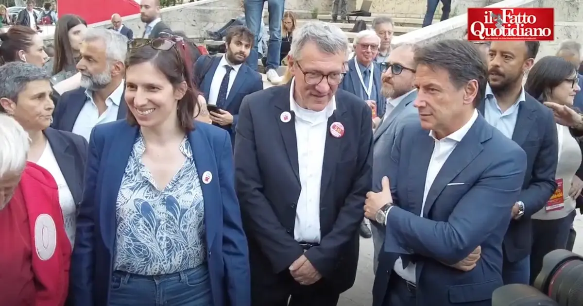 Referendum lavoro, a Roma i comitati per il sì e appelli di Conte e Schlein