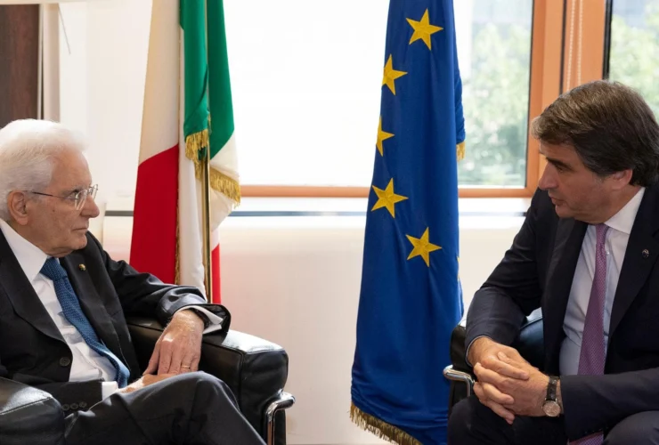 Mattarella: la vita italiana profondamente legata all’Europa unita