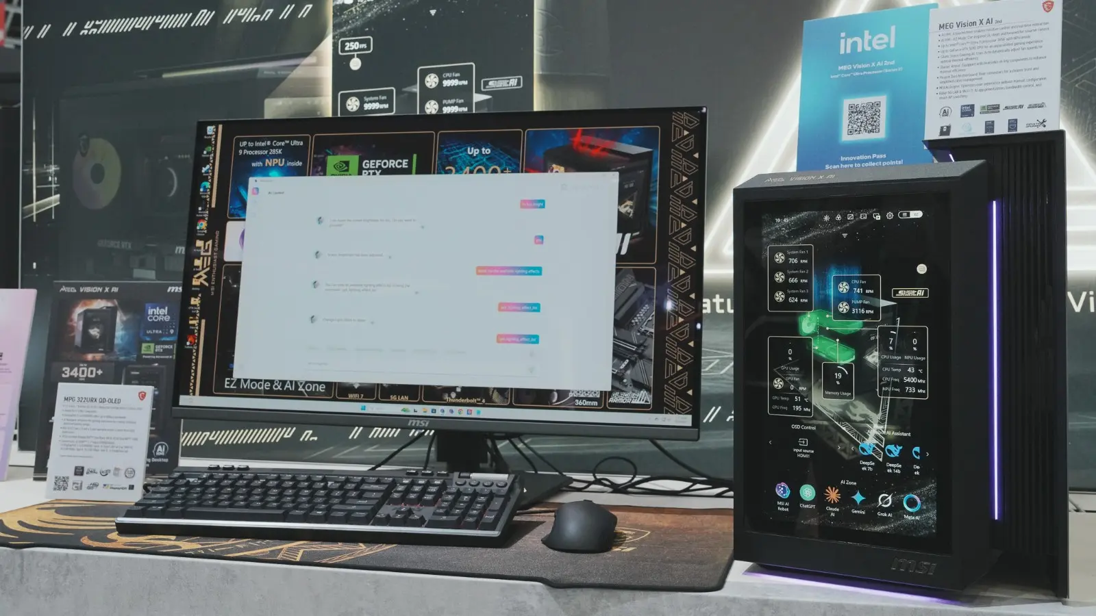 La serie MSI gaming evolve: display 600Hz e controllo AI vocale