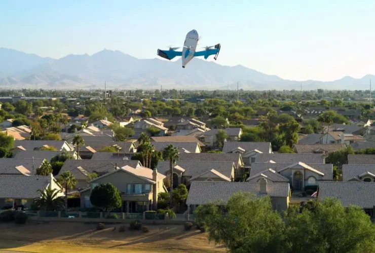 La consegna più veloce di sempre: iPhone e AirPods arrivano dal cielo