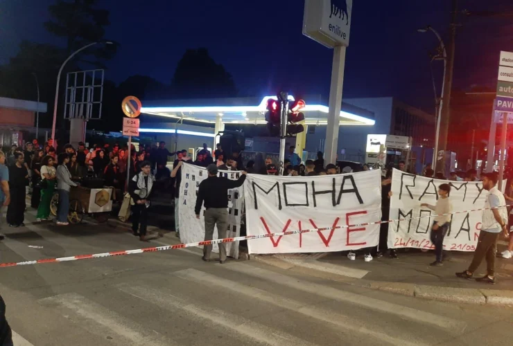 Mahmoud Mohamed, ricordo e tensione al corteo di Corvetto