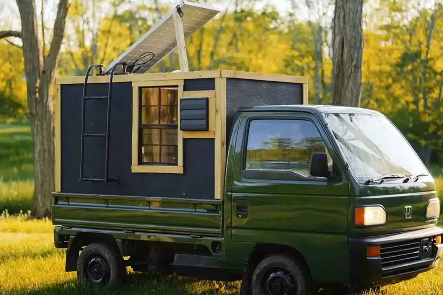 Il van più piccolo del mondo: comfort totale in soli 1,95 m²