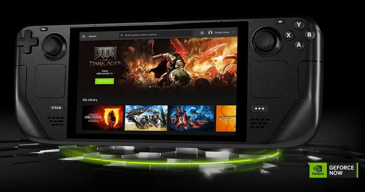 Steam Deck si evolve: arriva NVIDIA GeForce Now per giocare ovunque