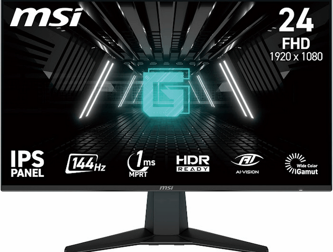 Msi lancia il monitor gaming da 24″ g242l750 con AI vision e display IPS