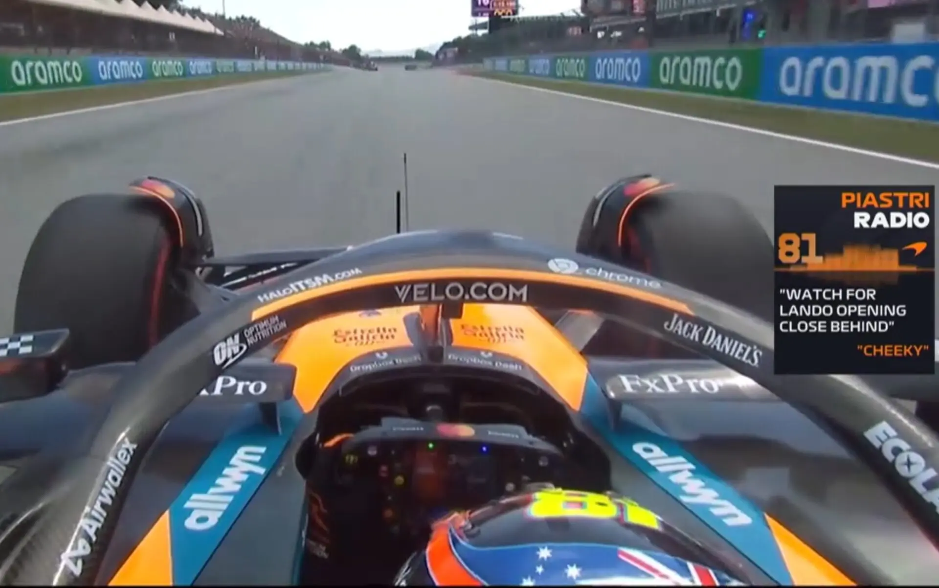 F1, McLaren: Norris in scia prova l’attacco, Piastri risponde furbo