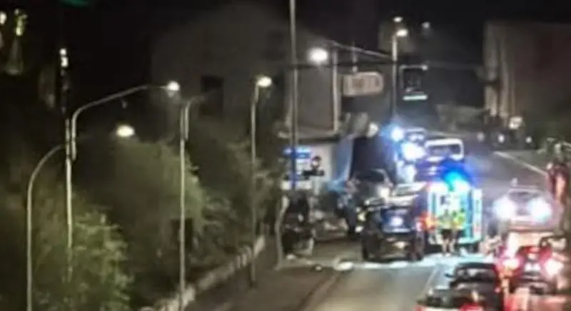 Incidente grave sulla Provinciale 72 ad Abbadia Lariana: tre feriti, due minorenni