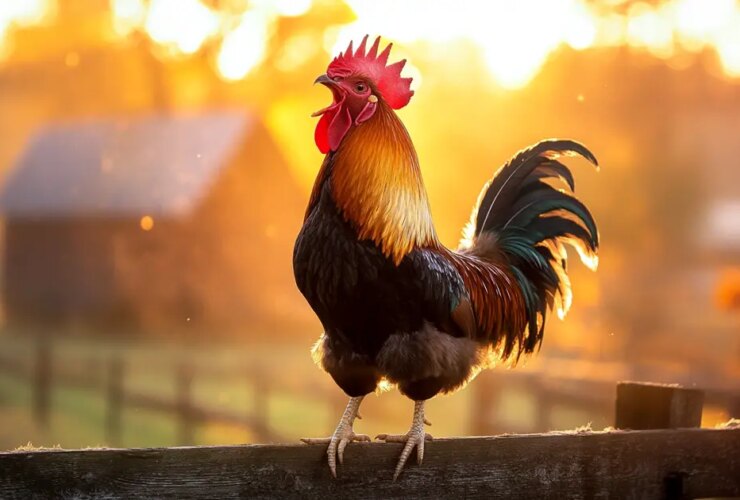 Perché i galli cantano all’alba anche nell’oscurità: il loro orologio biologico