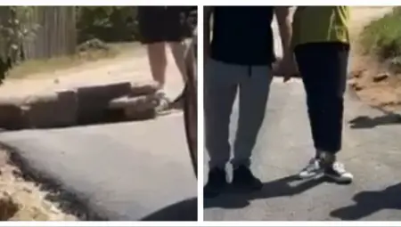 Blocco stradale a Kosjerić: ostacoli in pietra per fermare il popolo