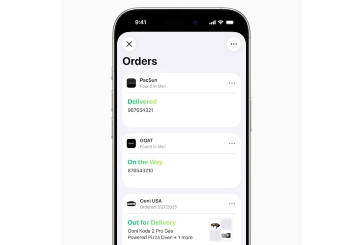 Aggiornamento iOS 26 di Apple Wallet: come tracciare spedizioni via email