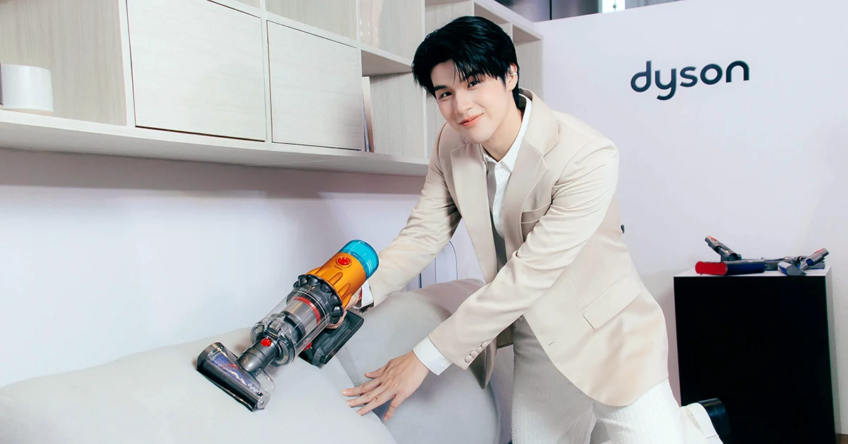 Sky วงศ์รวี โชว์ทักษะทำความสะอาดสุดล้ำกับ Dyson รุ่นใหม่