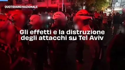 Gli impatti devastanti degli attacchi su Tel Aviv e le conseguenze