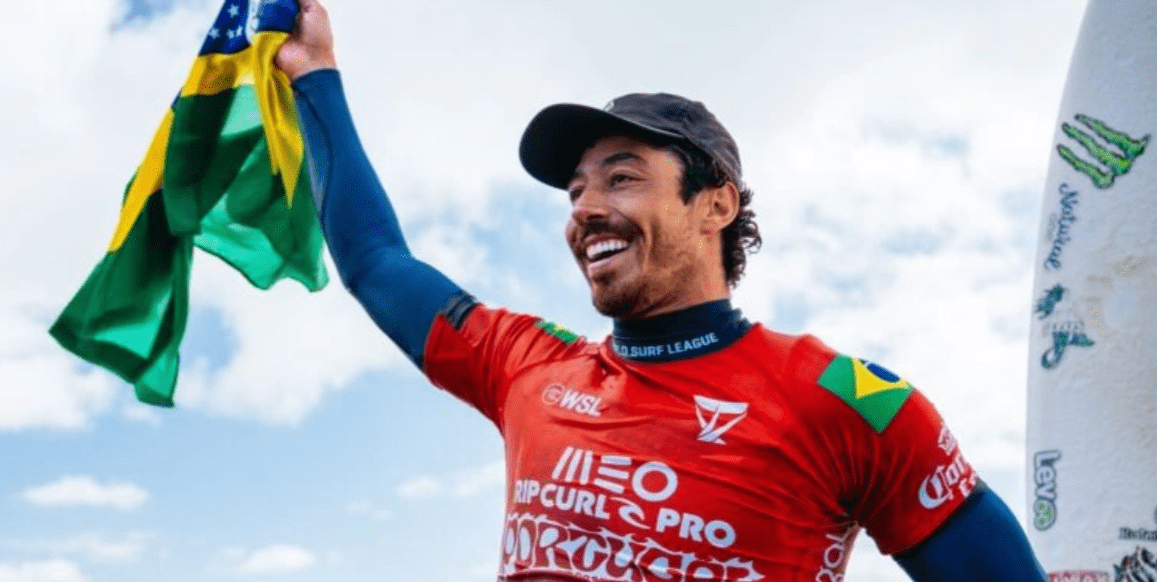 Yago Dora conquista a etapa de Trestles e assume a vice-liderança na liga mundial de surfe