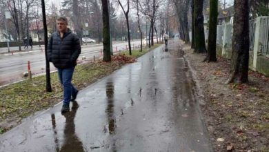 Pred nama tmuran i kišovit dan