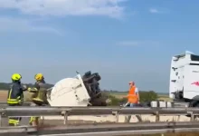 Sudar cisterne i automobila na auto-putu u Hrvatskoj: Kilometarske kolone