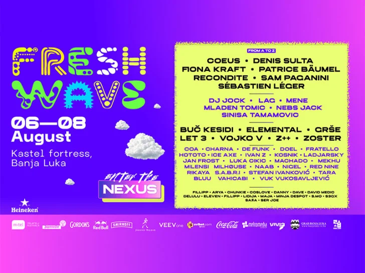 Kompletiran lajnap Freshwave festivala: Recondite i Patrice Bäumel zaokružili izvođački program na Kastelu