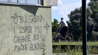 Grafit mržnje prema Srbima osvanuo u Slavonskom Brodu
