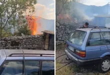 Drama u selu Hum kod Trebinja: Požar došao do kuća