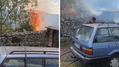 Drama u selu Hum kod Trebinja: Požar došao do kuća