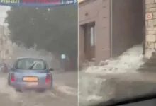 Nevrijeme u Trebinju, ulice pod vodom