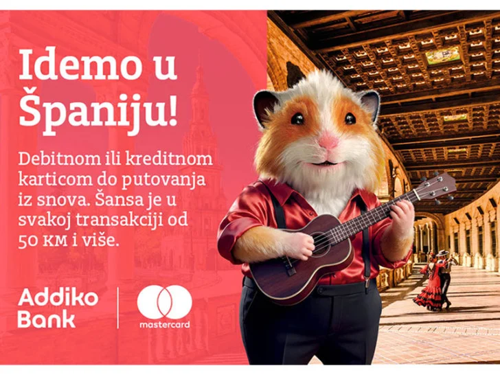 Svaka transakcija može biti korak bliže Španiji: Addiko Bank Banja Luka i Mastercard nagrađuju iskustvom za pamćenje
