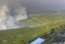Veliki požar na Pelješcu: Vatra se približava naselju i benzinskoj pumpi
