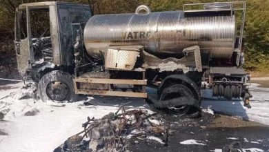 Jeziv udes kod Mostara: Kamion i motocikl se zapalili nakon sudara