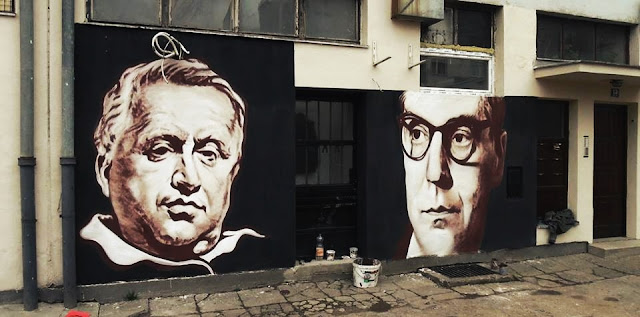 Ivo Andrić Mural Ivo Andrić Mural