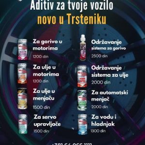 Nano aditivi za vozila