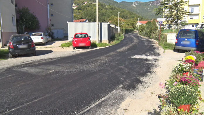 Svetosavski put, MZ Bijela, asfaltiranje, oktobar 2022