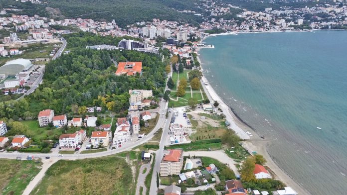 Igalo, dron, panorama, titova vila